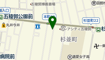 タイムズ函館杉並町の地図画像