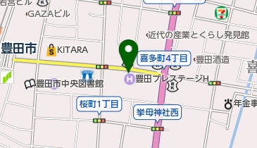 タイムズ豊田喜多町第3の地図画像