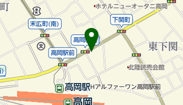 タイムズ富山銀行本店の地図画像