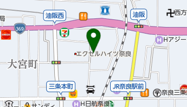 タイムズJR奈良駅北の地図画像