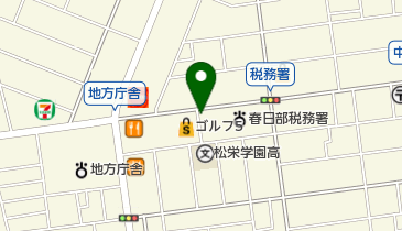 タイムズゴルフ5春日部店の地図画像