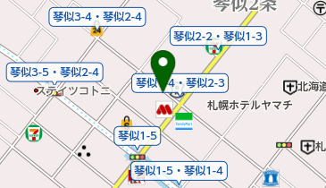 タイムズ琴似2・4第2の地図画像