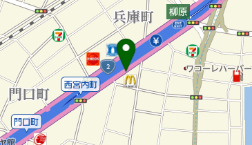 タイムズマクドナルド2号線七宮店の地図画像