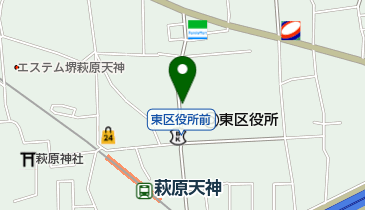 タイムズ萩原天神の地図画像