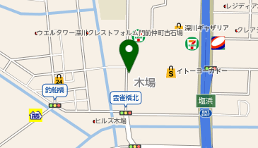 タイムズ木場ウエスト1の地図画像