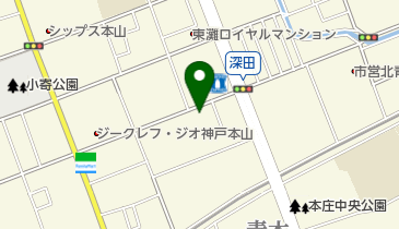 タイムズコナミスポーツクラブ本山南の地図画像
