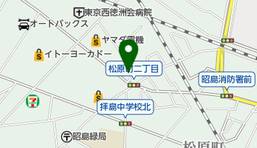 タイムズ昭島松原町第2の地図画像