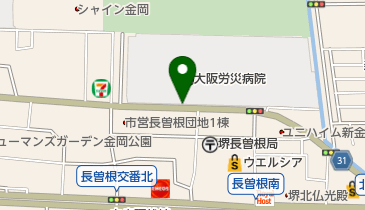 タイムズ大阪労災病院第1の地図画像