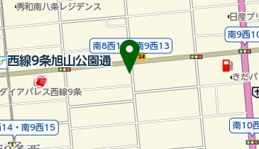 タイムズ南9西13第2の地図画像