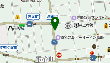 タイムズファミリーマート高崎あら町店の地図画像