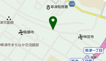 タイムズ草津1丁目の地図画像