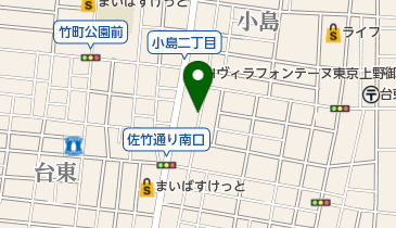 タイムズ台東小島1丁目の地図画像
