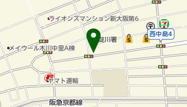 タイムズ木川東4丁目第3の地図画像