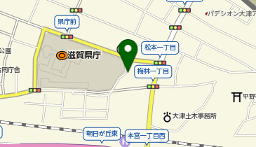 タイムズ滋賀県庁前第2の地図画像