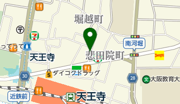 タイムズJR天王寺駅北第2の地図画像