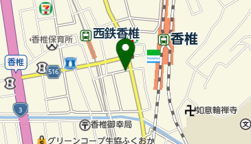 タイムズ香椎駅前1丁目の地図画像