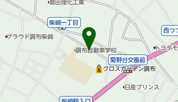 タイムズキテラタウン調布の地図画像