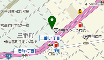 タイムズ神戸大山病院 の地図画像
