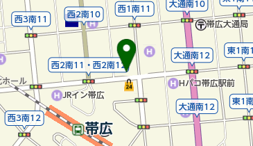 タイムズ帯広西1南11の地図画像