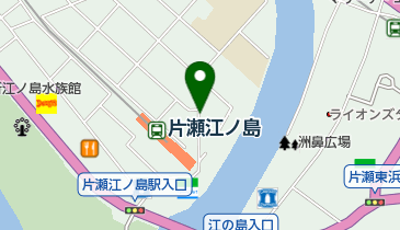 タイムズ片瀬江の島駅前の地図画像