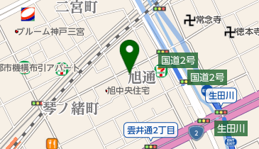 タイムズ旭通第6の地図画像