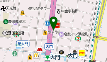 TNSホテルマイステイズ浜松町の地図画像