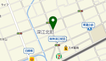 タイムズ深江北町第4の地図画像