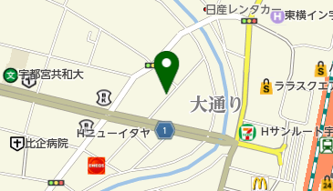 タイムズ宇都宮大通り4丁目の地図画像