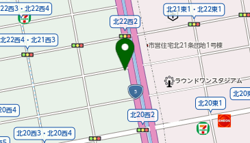 タイムズ北21西2の地図画像