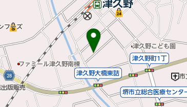 タイムズイオンフードスタイル津久野店の地図画像