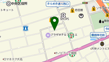 タイムズ大名紺屋町小路の地図画像