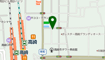 タイムズ高崎駅東口第6の地図画像