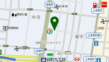 タイムズ谷九第11の地図画像