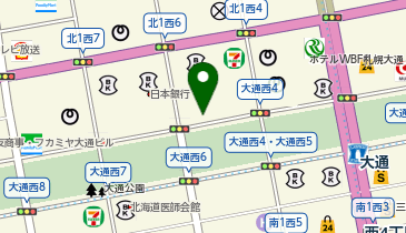 タイムズ大通公園前の地図画像
