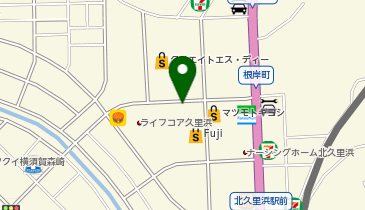 タイムズ京急ストアスパーク北久里浜店の地図画像
