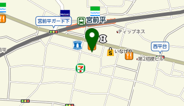 タイムズ宮前平駅前第5の地図画像