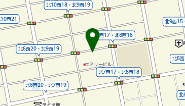 タイムズ北8西18の地図画像