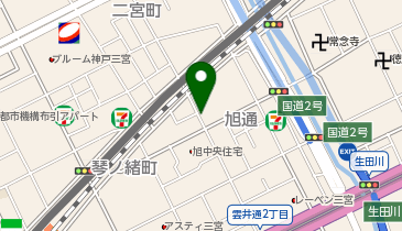 タイムズ旭通第7の地図画像