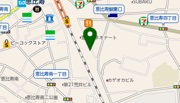 タイムズ恵比寿ネオナートの地図画像