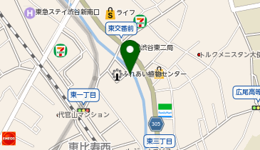 タイムズ渋谷東2丁目第3の地図画像