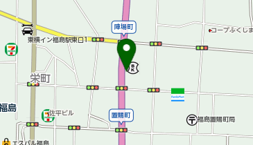 タイムズ福島信用金庫本店の地図画像