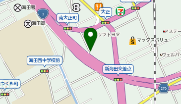 タイムズマックスバリュ海田店立体の地図画像