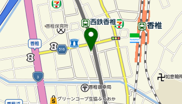 タイムズ西鉄香椎駅高架下第4の地図画像