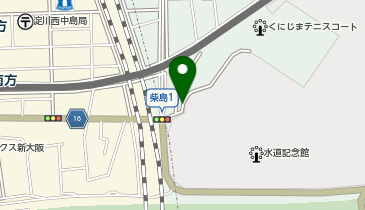 タイムズくにじまテニスコートの地図画像