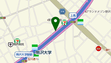 タイムズ駒沢大学駅前第2の地図画像