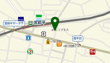 タイムズティップネス宮前平店第1の地図画像