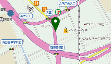 タイムズマックスバリュ海田店第1の地図画像