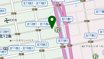 タイムズコープさっぽろ北12条店の地図画像