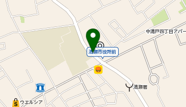 タイムズ清瀬市役所の地図画像