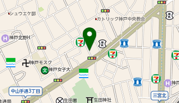 タイムズ中山手通1丁目の地図画像